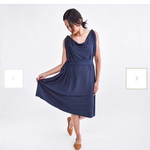 Size M Encircled Chrysalis Cardi Navy Blue